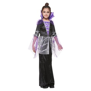 [New product in stock] new Halloween little girl spider dress Halloween festival costume quality assurance BUQY