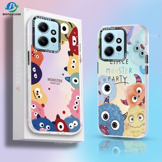 เคสโทรศัพท์มือถือแบบแข็ง ไล่โทนสี ลายมอนสเตอร์ สําหรับ Redmi Note 12 4G A1 A2 Note 11S 11 Pro 10 10s 10 Pro Note 9S 9 Pro Note8 Note7 Pro 12C 10C 9C 10A 9A Redmi 8A POCO X3 NFC X3 Pro M5S C40