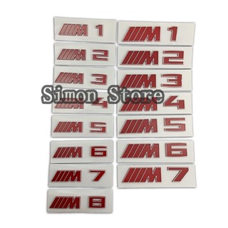 สติกเกอร์ตราสัญลักษณ์ ABS M1 M3 M5 M7 สําหรับตกแต่งรถยนต์ BMW M2 M4 M6 M8 1 ชิ้น