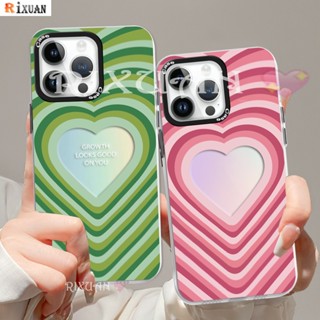 เคสโทรศัพท์มือถือแบบแข็ง ลายหัวใจ ไล่โทนสี หรูหรา สําหรับ Infinix Hot 30i Smart 7 Smart 6 Smart 5 Hot 20s Hot 11 Play Hot 10 Play Hot 10 Lite RIXUAN