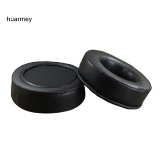 Huarmey แผ่นฟองน้ํารองหูฟัง หนังเทียม 70-110 มม. แบบเปลี่ยน 1 ชิ้น