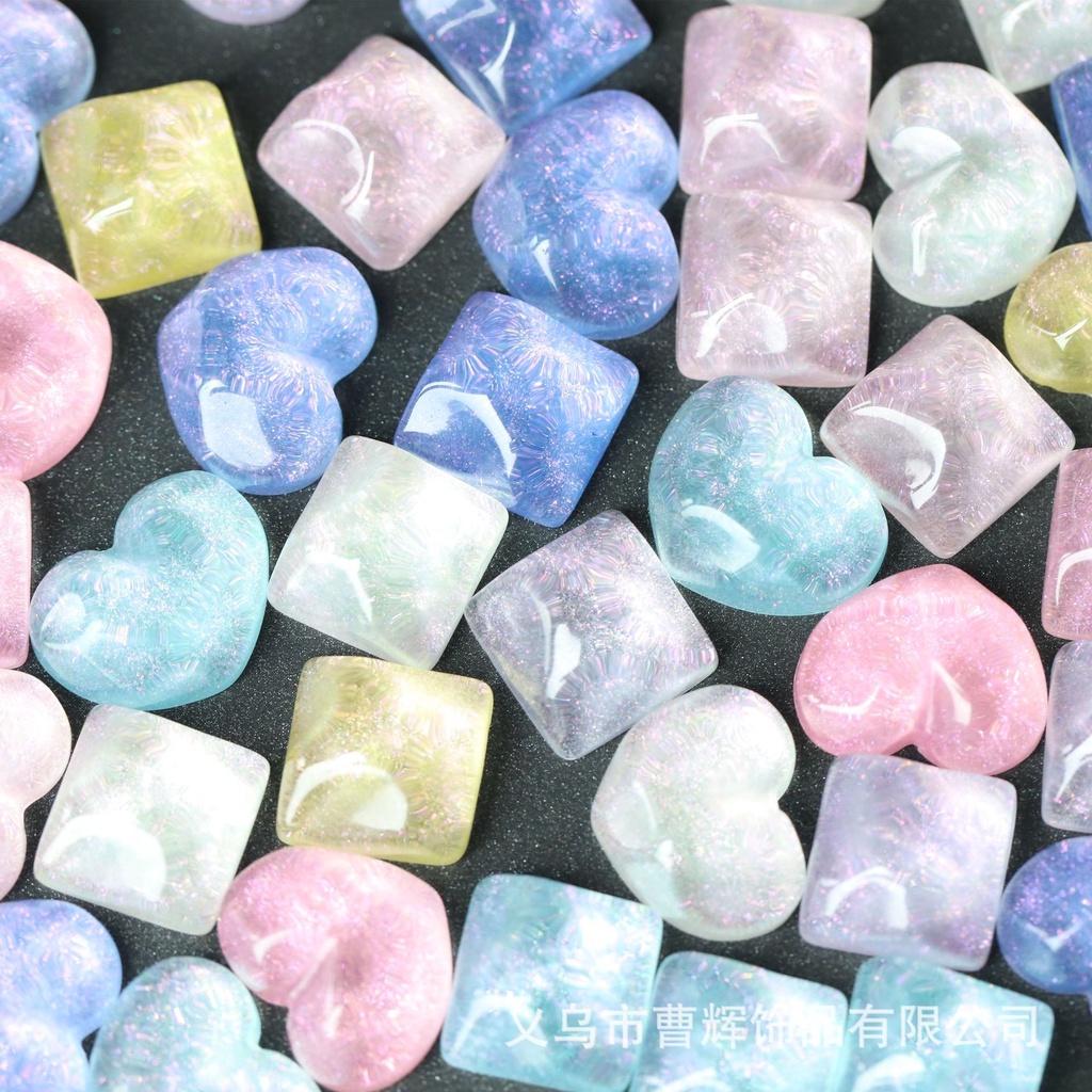 แฟชั่นหัวใจ Rhinestones jibbits เรืองแสงใน Dark รองเท้า Charms Rhinestones Jibitz croccs Pin อัญมณี Jibits Crocks รองเท้าผู้หญิงอุปกรณ์เสริมตกแต่ง