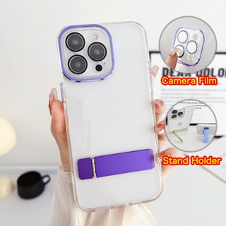 【3in1】เคสโทรศัพท์มือถือ Pc แบบแข็ง ใส หรูหรา พร้อมฟิล์มเลนส์ สําหรับ Xiaomi 11T Pro POCO X3 Pro Redmi Note11S Note10s Redmi9A