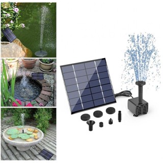 【VARSTR】For Garden Solar Water Fountain Pump with Highly Efficient Solar Panel