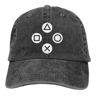 Retrogame Ps4 หมวกเบสบอล ผ้ายีน ลาย Trucker Dad Hats สําหรับผู้ชาย ผู้หญิง