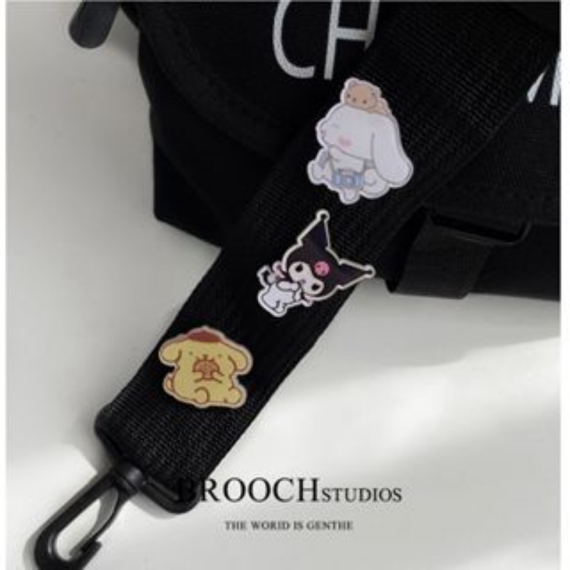 เข็มกลัดอะคริลิค รูปการ์ตูน Sanrio My Melody Cinnamoroll Kuromi ยอดนิยม สไตล์ญี่ปุ่น และเกาหลี สําหรับตกแต่งเสื้อผ้าเด็กผู้ชาย และเด็กผู้หญิง