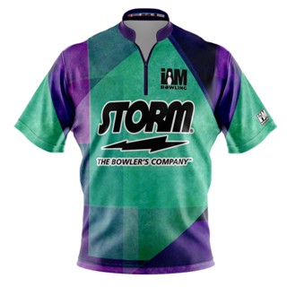 Storm DS เสื้อโปโล แขนสั้น พิมพ์ลายโบว์ลิ่ง 2004-ST 3D