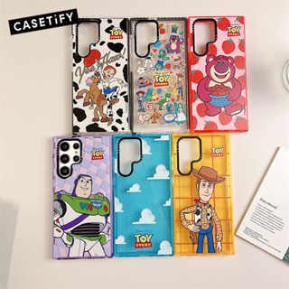 เคสโทรศัพท์มือถือแบบใส ลาย Woody Buzz CASETiFY สําหรับ Samsung Galaxy S20 S21 S22 S23 Ultra S20+ S21+ S22+ S23 Plus