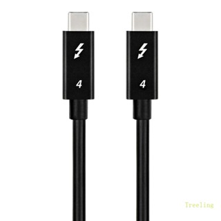 Treeling อะแดปเตอร์ชาร์จเร็ว PD 100W USB C 4 Type C สําหรับแล็ปท็อป คอมพิวเตอร์