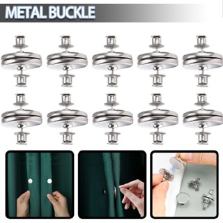 10 Pairs Magnetic Curtain Clip Backs Buckle Clips for Curtain Tie Fixed Button