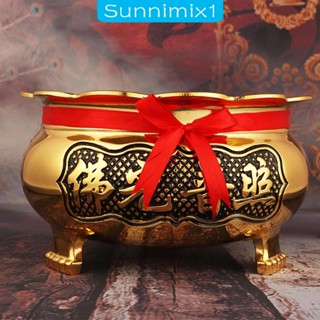 [Sunnimix1] ที่จุดไฟ แบบโลหะ ทองเหลือง สไตล์วินเทจ สําหรับทําสมาธิ โยคะ ห้องนั่งเล่น