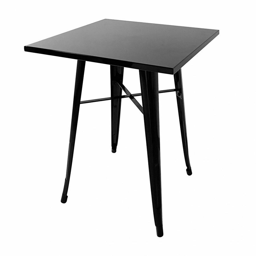 Aomshop-DELICATO โต๊ะเหล็ก รุ่น EKONE ขนาด 60×60×75 ซม. สีดำ