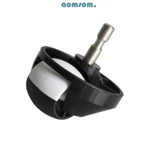 Aomsom อะไหล่ล้อหน้า สีดํา สําหรับเครื่องดูดฝุ่นสุญญากาศ iRobot Roomba 2 ชิ้น