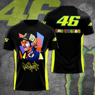 เสื้อยืด ลาย Valentino Rossi VR46