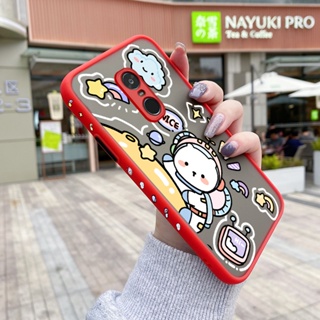 เคสโทรศัพท์มือถือแบบแข็ง ใส กันกระแทก ลายการ์ตูนอวกาศ มีลายด้านข้าง สําหรับ Xiaomi Redmi Note 4 Note 4x Note 4 Pro