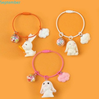 SEPTEMBER Bunny Keychain Women Kawaii New Year Bag Pendant Cartoon Korean Style Bag Ornaments