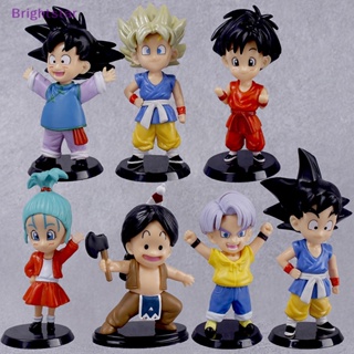 Brightstar ใหม่ ฟิกเกอร์ PVC รูป Dragon Ball Z Son Goku Vegetto Broly Trunks Kakarotto 7 ชิ้น