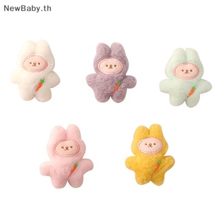 Newbaby พวงกุญแจ จี้ตุ๊กตากระต่าย ผ้ากํามะหยี่ขนนิ่ม ของขวัญสําหรับเด็ก