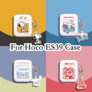 【พร้อมส่ง】เคสหูฟัง แบบนิ่ม ลายการ์ตูนผู้หญิงน่ารัก สําหรับ Hoco ES39 Hoco ES39