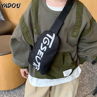 YADOU กระเป๋าโปโลเด็กใหม่ Crossbody กระเป๋าคาดหน้าอกแฟชั่นยอดนิยมกระเป๋าสะพายความจุขนาดใหญ่