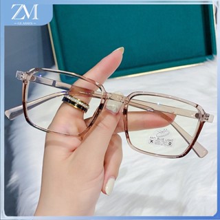 【ZM Glasses】แว่นตาอ่านหนังสือ ป้องกันรังสียูวี ป้องกันความเมื่อยล้า สําหรับผู้ชาย และผู้หญิง ความเข้ากันได้ +0°+400° แว่นกันแสงสีฟ้า 102