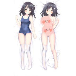 ปลอกหมอน ลายอนิเมะ Kurogami Chan Otaku Dakimakura ขนาด 50x150 ซม. สําหรับตกแต่งบ้าน โรงเรียน