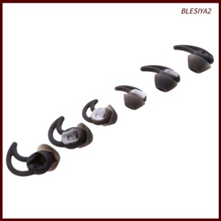[Blesiya2] อะไหล่หูฟัง Noie Iolation 3 คู่ (,, L) พร้อมจุกหูฟัง ชั้นพิเศษ สีดํา สําหรับ QC20 QC20i IE2i IE3