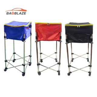 [Baoblaze] รถเข็นลูกเทนนิส 150 ลูกเทนนิส ถอดออกได้ พร้อมล้อ