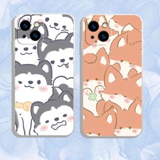 เคสโทรศัพท์ซิลิโคน แบบนิ่ม ลายสุนัขจิ้งจอก Husky น่ารัก สําหรับ Honor 50 Lite X6 X7 X7A X8 X8A X9 X9A 70 7S 8A 9S