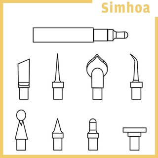 [SIMHOA] น็อตเหล็กละลายความร้อน พร้อมปลาย DIY แบบพกพา สําหรับเครื่องพิมพ์ 3D