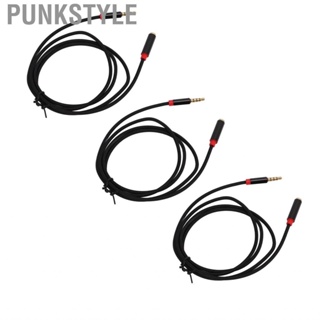 Punkstyle Audio Cable  Wear Resistant High Fidelity 3.5mm Male Cord for Speakers Headphones