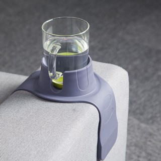 Furnitures2.th Couch Cup Holder ที่วางแก้วน้ำซิลิโคนที่วางแก้ว Anti Spill Coaster ที่วางแขนทนความร้อนถาดวางกาแฟ