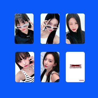 Lesserafim การ์ดเก็บสะสม YUNJIN SAKURA KIM CHAEWON HUH KAZUHA HONG EUNCHAE ขนาดเล็ก