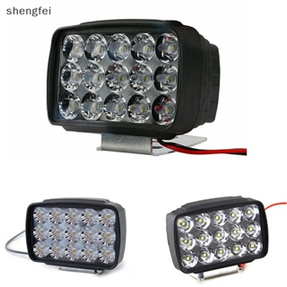 [shengfei] ไฟสปอตไลท์ LED 15 ดวง 1000LM สําหรับรถจักรยานยนต์ สกูตเตอร์ ATV UTV Lighg Boutique