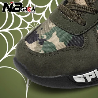 รองเท้าผ้าใบลําลอง ผ้าตาข่าย ลายการ์ตูน Spider-Man สีเขียว ระบายอากาศ สําหรับเด็กผู้ชาย ไซซ์ 26-35