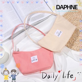 Daphne กระเป๋าสะพายไหล่ กระเป๋าถือ ผ้าแคนวาส สีแคนดี้ แฟชั่นสําหรับสตรี