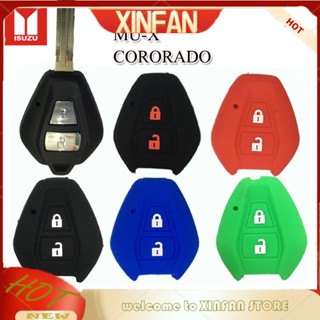 Xinfan Isuzu D-MAX / MU-X / CORORADO ซิลิโคน เคสกุญแจรีโมท (รูปทรงเพชร) เคสซิลิโคน รีโมท ป้องกันรอยขีดข่วน เคสกุญแจซิลิโคน