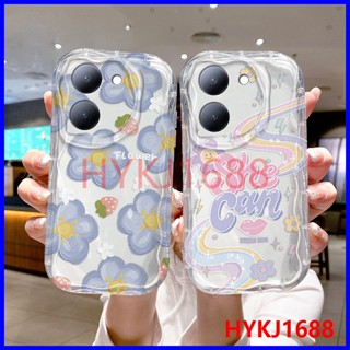 เคส Vivo Y36 5G tpu ใส ครีม เคสนิ่ม สําหรับคู่รัก แฟชั่น เคสโทรศัพท์ NYW