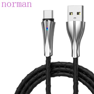 Norman สายชาร์จโทรศัพท์มือถือ Micro USB 5A มีไฟ LED ชาร์จเร็ว