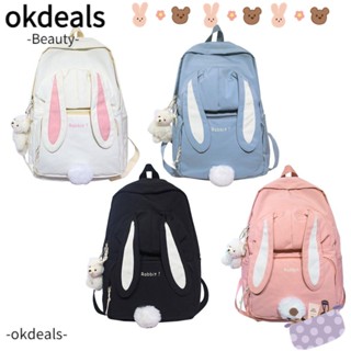 OKDEALS กระเป๋าเป้สะพายหลัง ขนาดใหญ่ จุของได้เยอะ แบบเรียบง่าย สําหรับใส่ชุดทํางาน