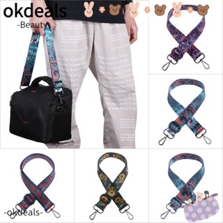 OKDEALS กระเป๋าสะพายไหล่ ผ้าไนล่อน สีรุ้ง สําหรับผู้หญิง