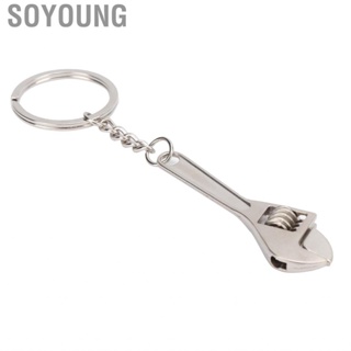 Soyoung Spanner Keyring  Anticorrosion Wrench Keychain 11.8x2.1cm Wearproof for Decorations