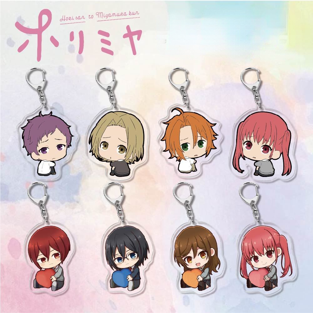 อะนิเมะ Horimiya พวงกุญแจ Hori san ถึง Miyamura kun อะคริลิคพวงกุญแจ Key Chain กระเป๋าจี้ของขวัญ