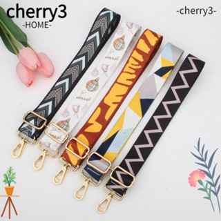 CHERRY3 สายคล้องกระเป๋า ปักลาย ปรับได้ แบบเปลี่ยน DIY