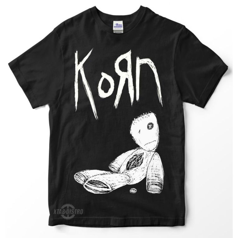 Kaos korn ISSUES DOLL Premium Tshirt korn kaos band metal rock vintage Limp bizkit Linkin park Slipk