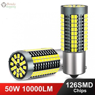 หลอดไฟ LED 1156 BA15S P21W 156 BA15S 126smd 5000LM สว่างมาก