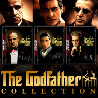 DVD The Godfather เดอะ ก็อดฟาเธอร์ ภาค 1-3 DVD หนัง มาสเตอร์ เสียงไทย (เสียง ไทย/อังกฤษ | ซับ ไทย/อังกฤษ) หนัง ดีวีดี