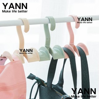 YANN1 2 ชิ้น 360° ที่แขวนกระเป๋าถือ ผ้าพันคอ เข็มขัด แบบหมุนได้