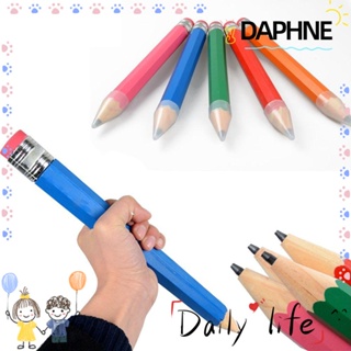 Daphne ดินสอยักษ์ สร้างสรรค์ เครื่องเขียน ของขวัญสนุก พร้อมยางลบ ประสิทธิภาพ เสา สําหรับจิตรกร ศิลปิน นักเรียน