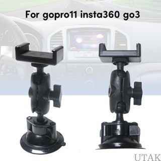 Utake ตัวยึดกล้องกันสั่น ติดกระจกรถยนต์ สําหรับ Insta 360 GO3